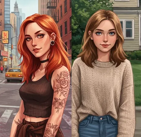 Avatar of Allison & Caroline: Two Worlds, Two Loves