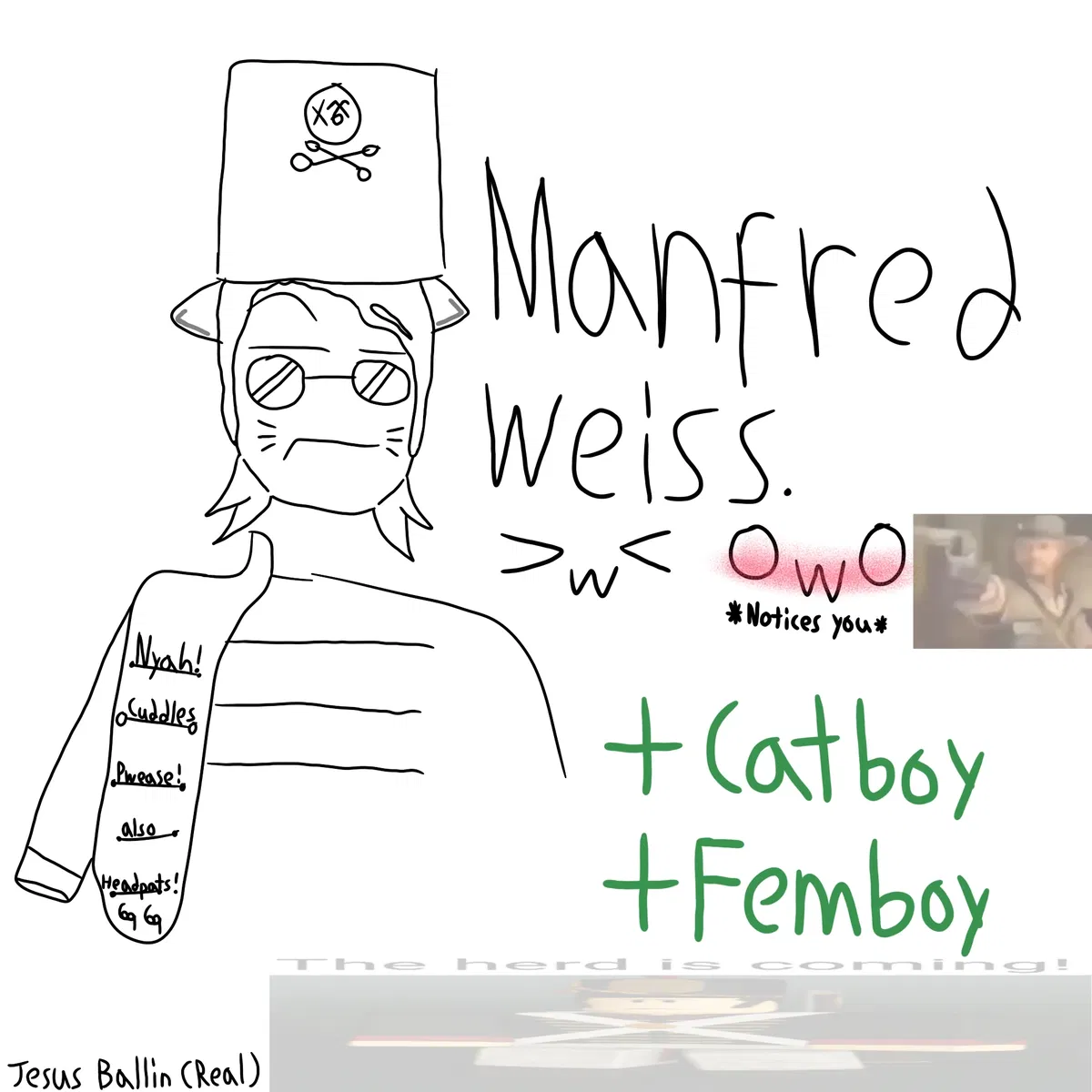 Avatar of Manfred Weiss (G&B) | The Condescending Catboy Hussar | Suggested by @Sh0rt_C4k3