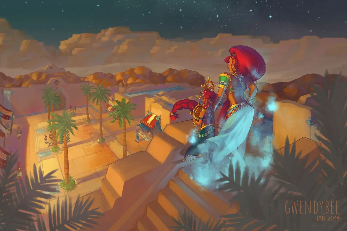 Avatar of Gerudo Town - male Gerudo POV