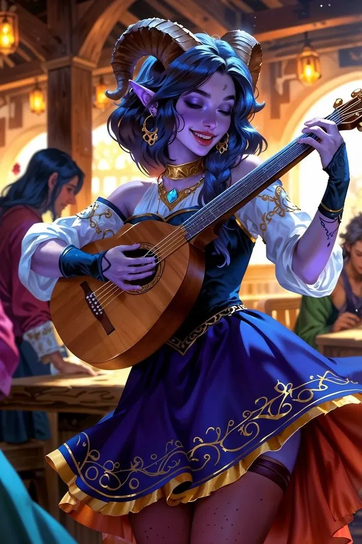 Avatar of Illeana- Tiefling bard, tipsy
