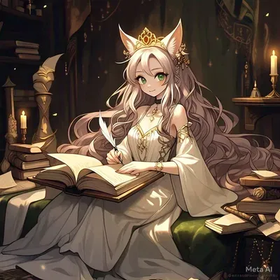 Avatar of A librarian cat girl or princess?