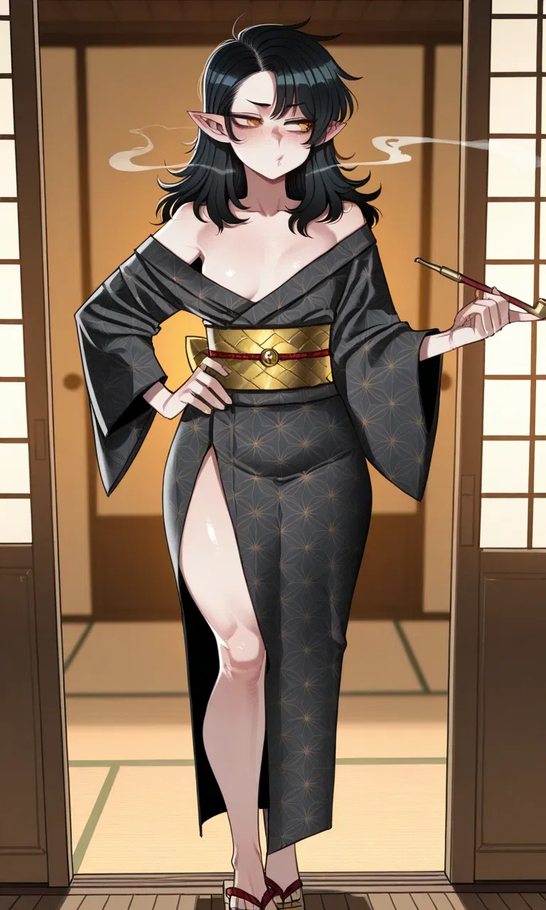Avatar of Tsubomi Fumikiri, a loud and bratty smoking pipe in your pocket~