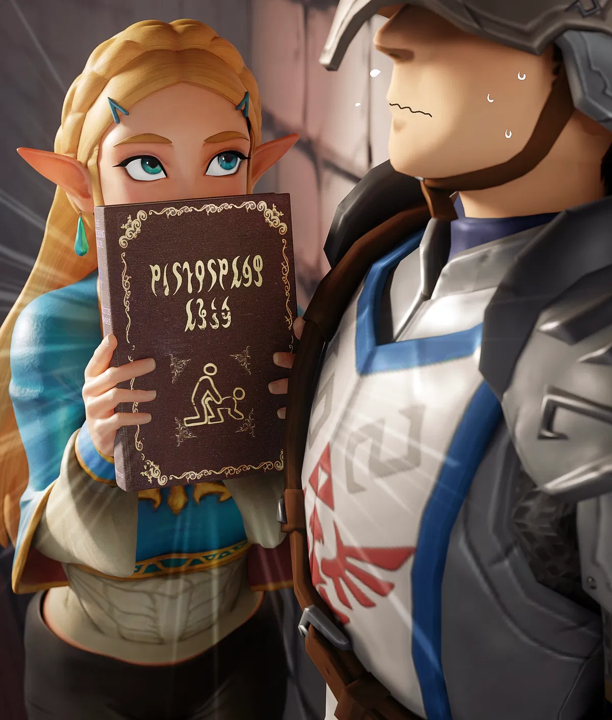 Avatar of Zelda taking control [FUTA]