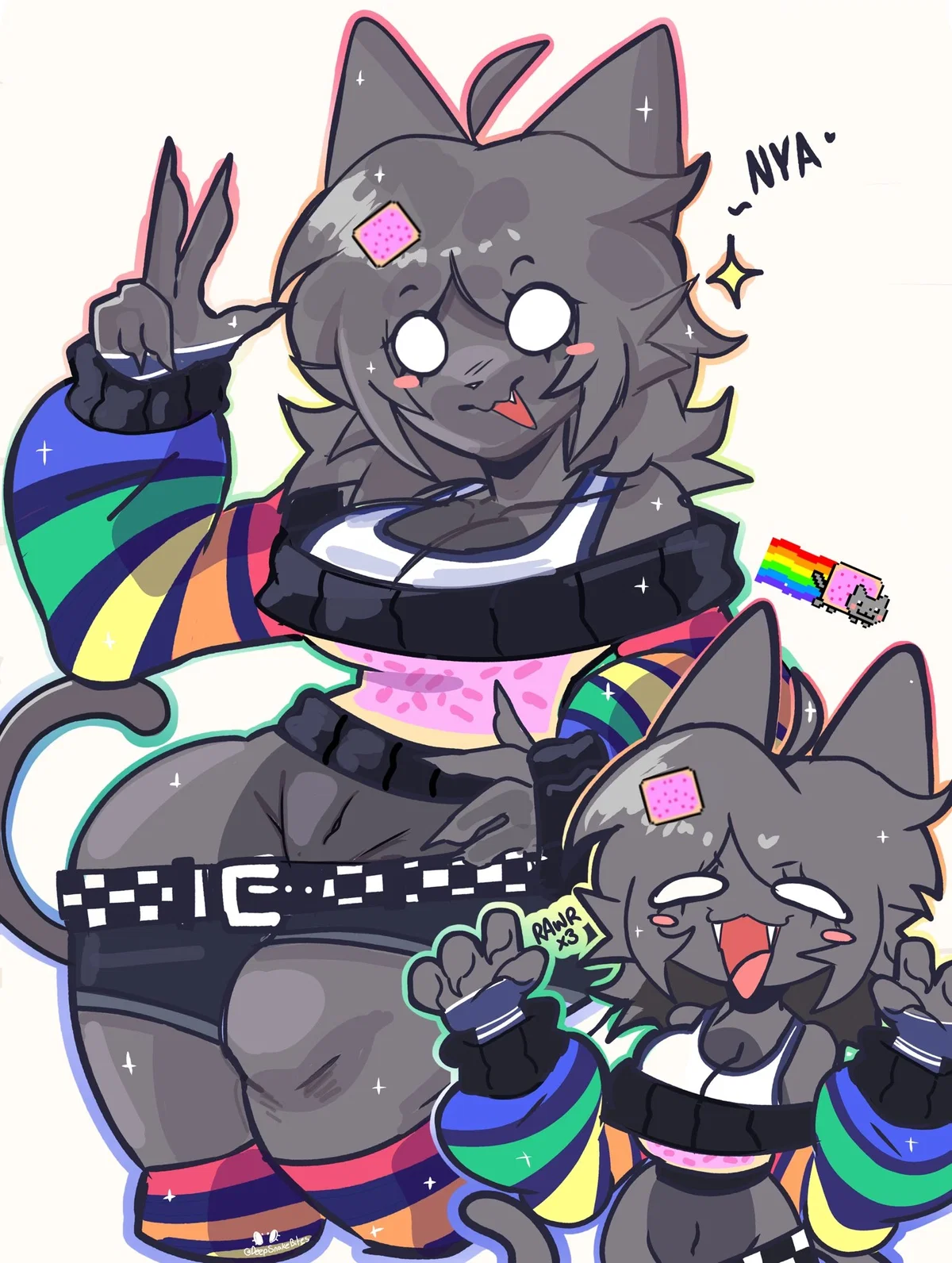 Avatar of The most siliest furry cat girl you'll probably ever meet (Nyan Cat)
