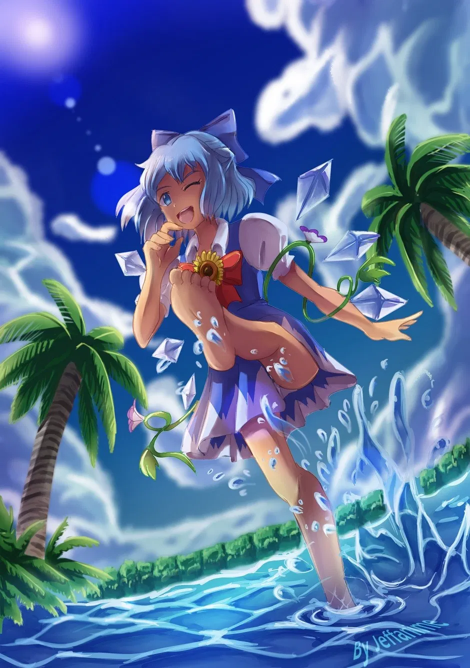 Avatar of Cirno (with a tan)