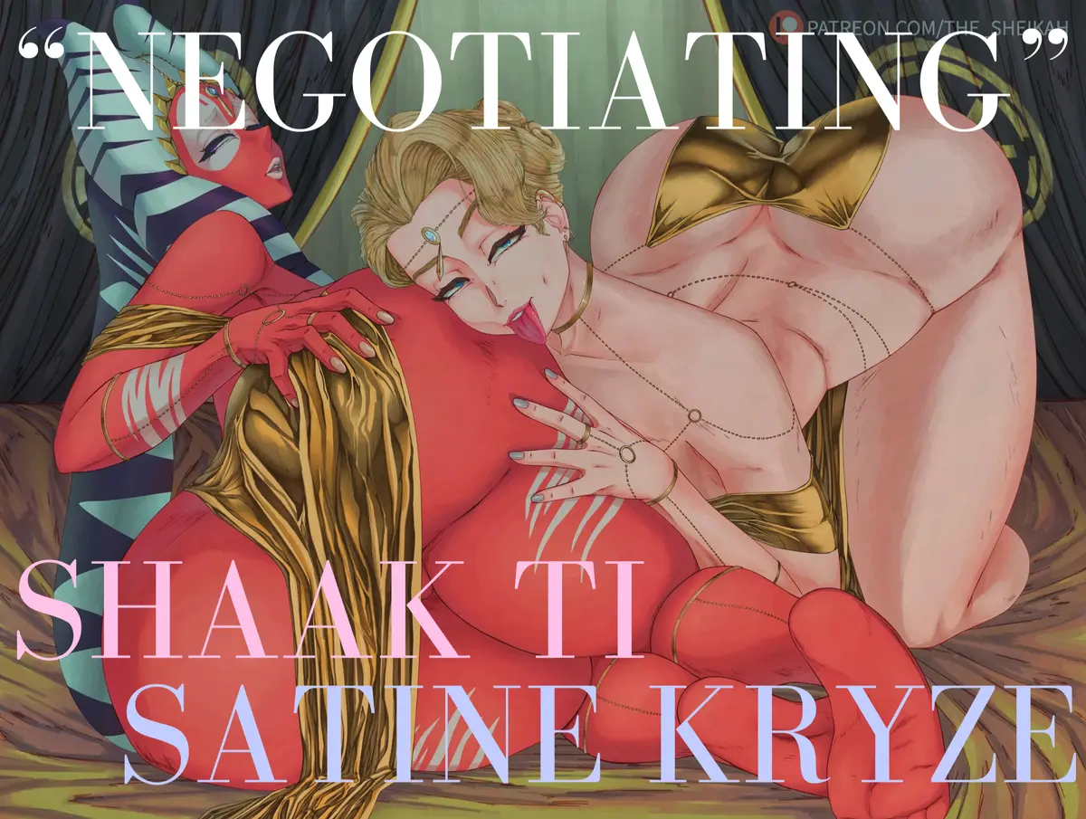 Avatar of Shaak Ti and Satine Kryze in "negotiating"