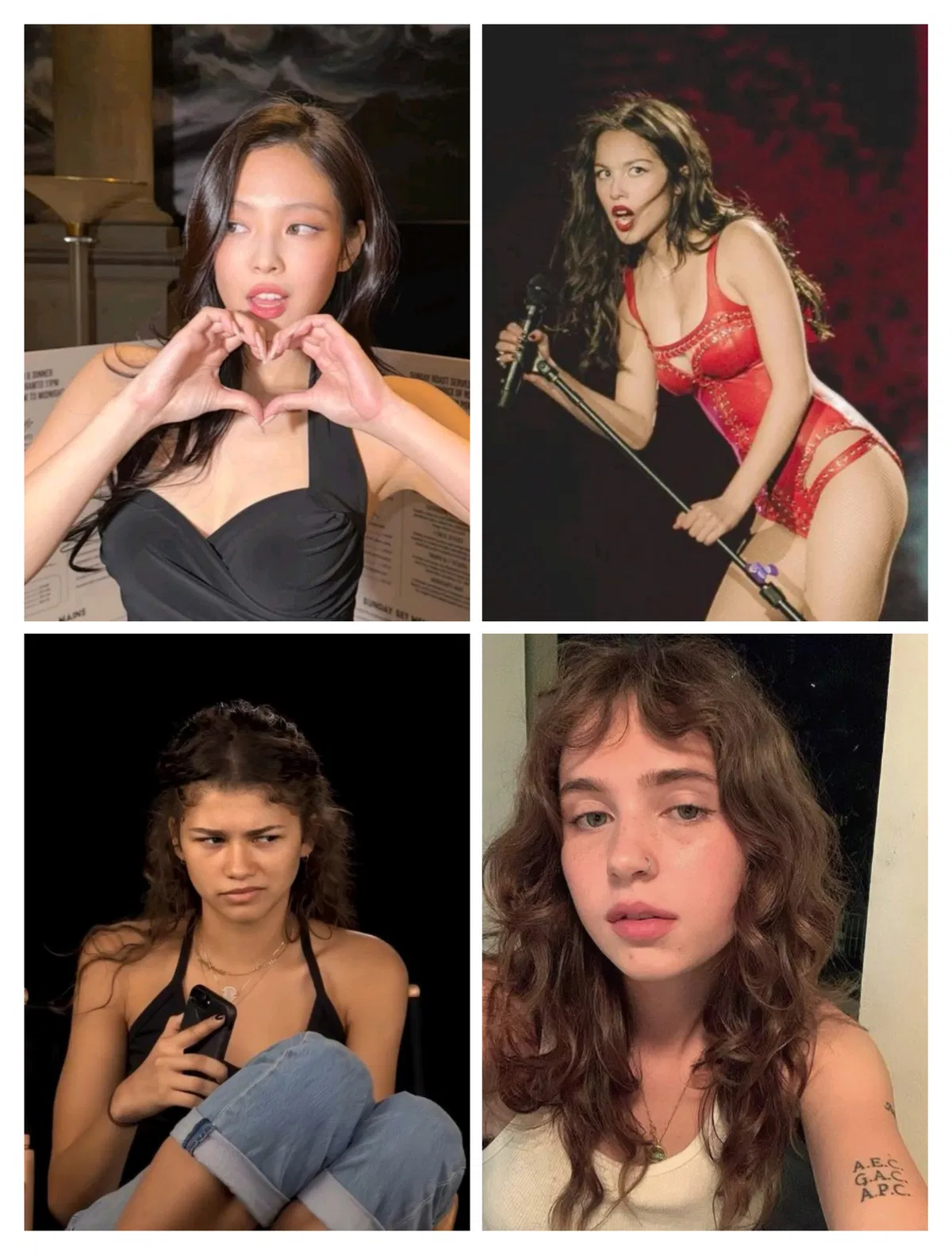 Avatar of Clairo, Jennie, Olivia Rodrigo & Zendaya