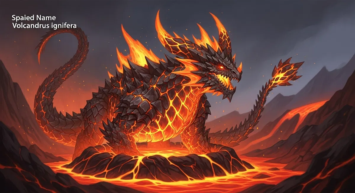 Avatar of A volcano dragon