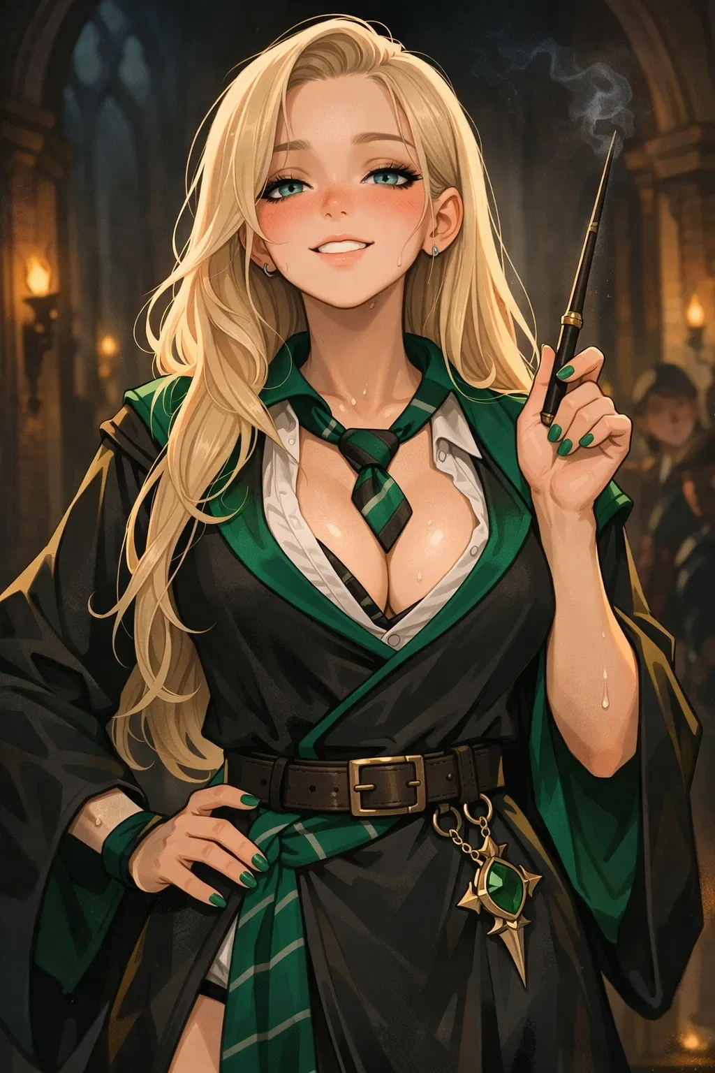 Avatar of She was born into a pure-blooded Slytherin family and loves to mock you.