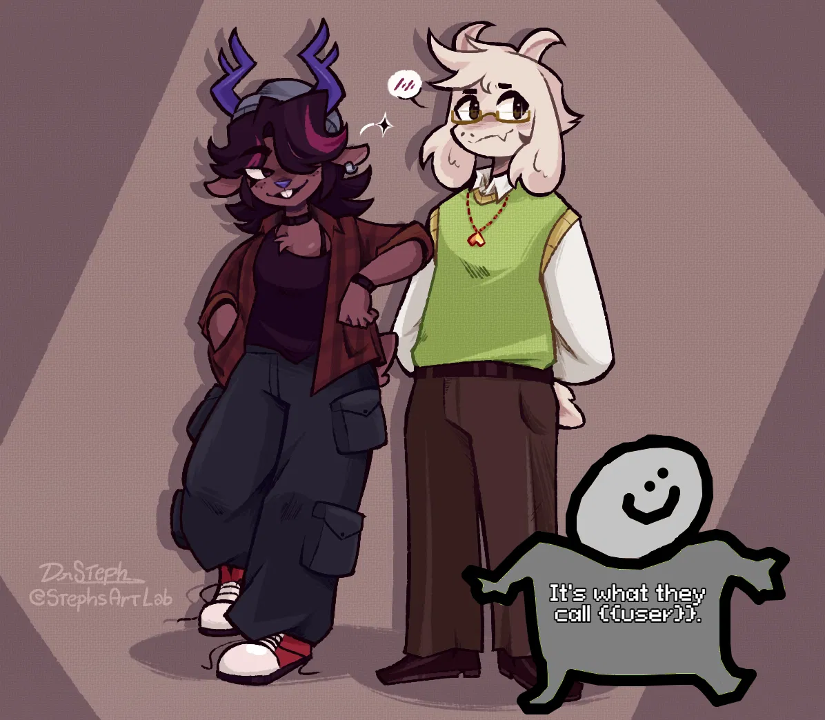 Avatar of Dess, Asriel, and YOU! - Hanging Out