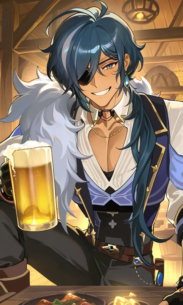Avatar of Kaeya || Meeting at the tavern