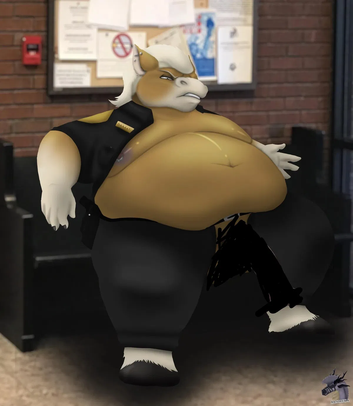 Avatar of Cameron - fat asshole horse cop