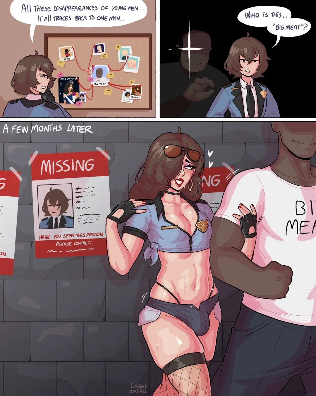 Avatar of Detective Lana A once-serious, highly respected young detective who became a femboy cop 