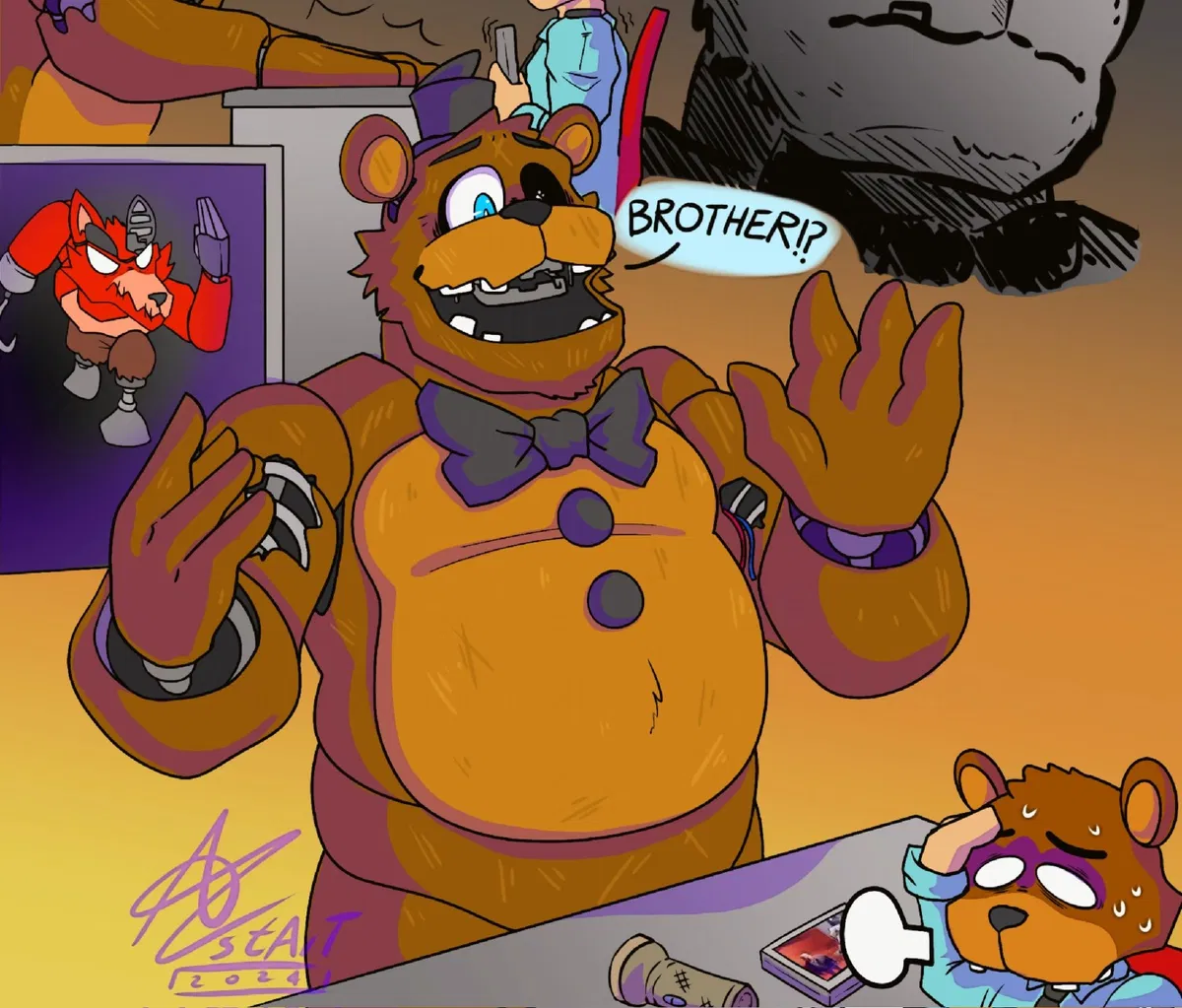 Avatar of A Misinterpretation of a Friend - Withered Freddy FNaF