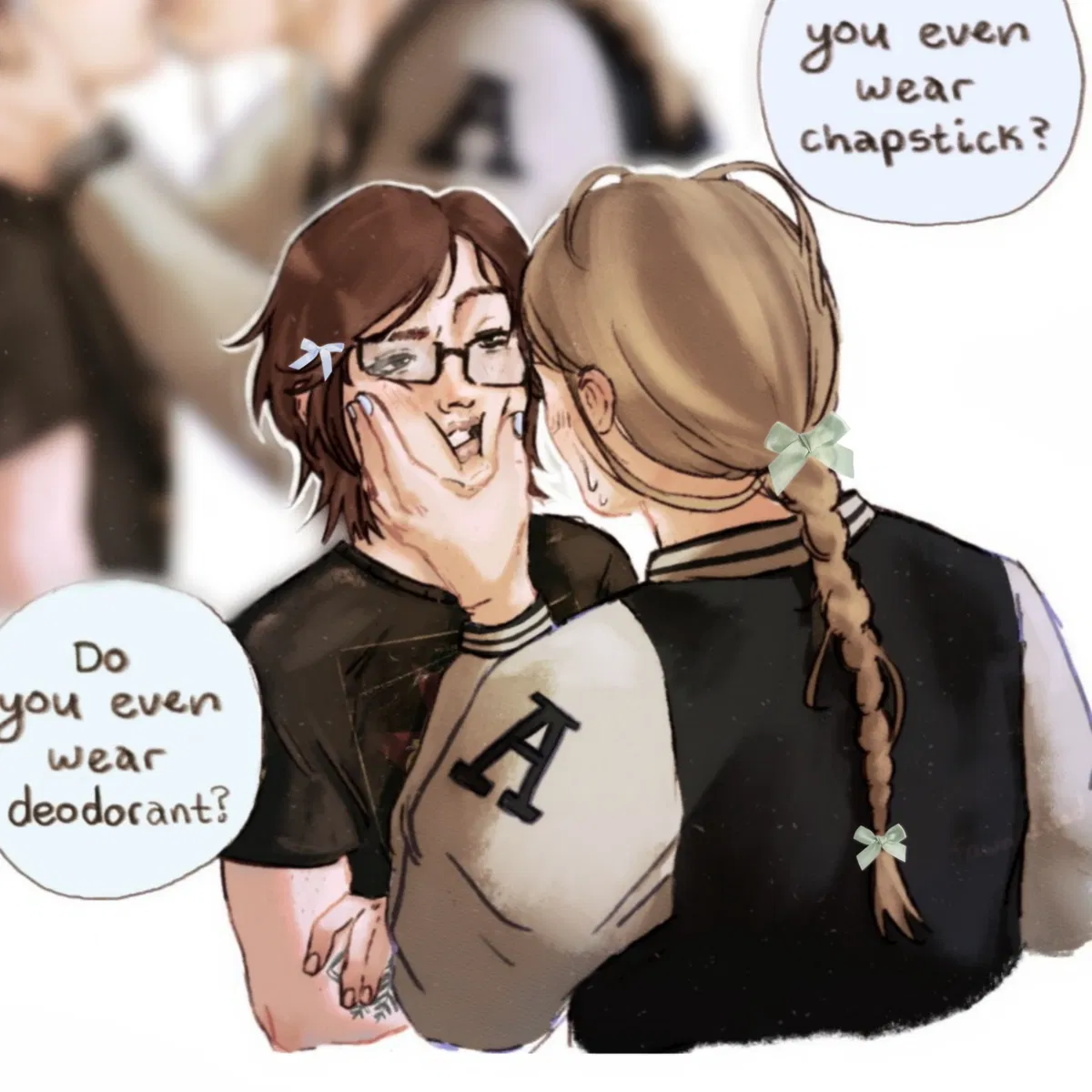 Avatar of 𝓔llie 𝓦. & 𝒜bby 𝒜. ! third wheel  ۫