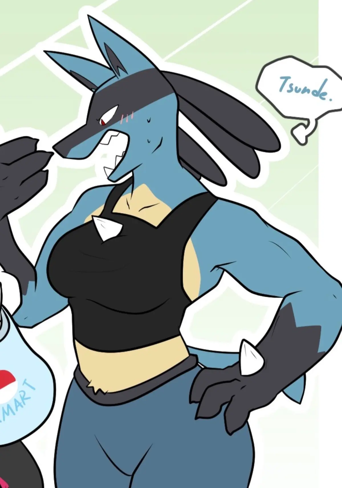 Avatar of Female Lucario (Tsundere)