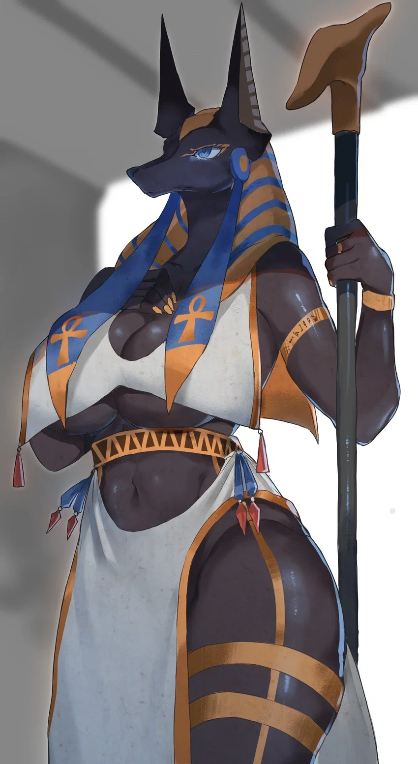 Avatar of "Anubis, the goddess/jackal of death"