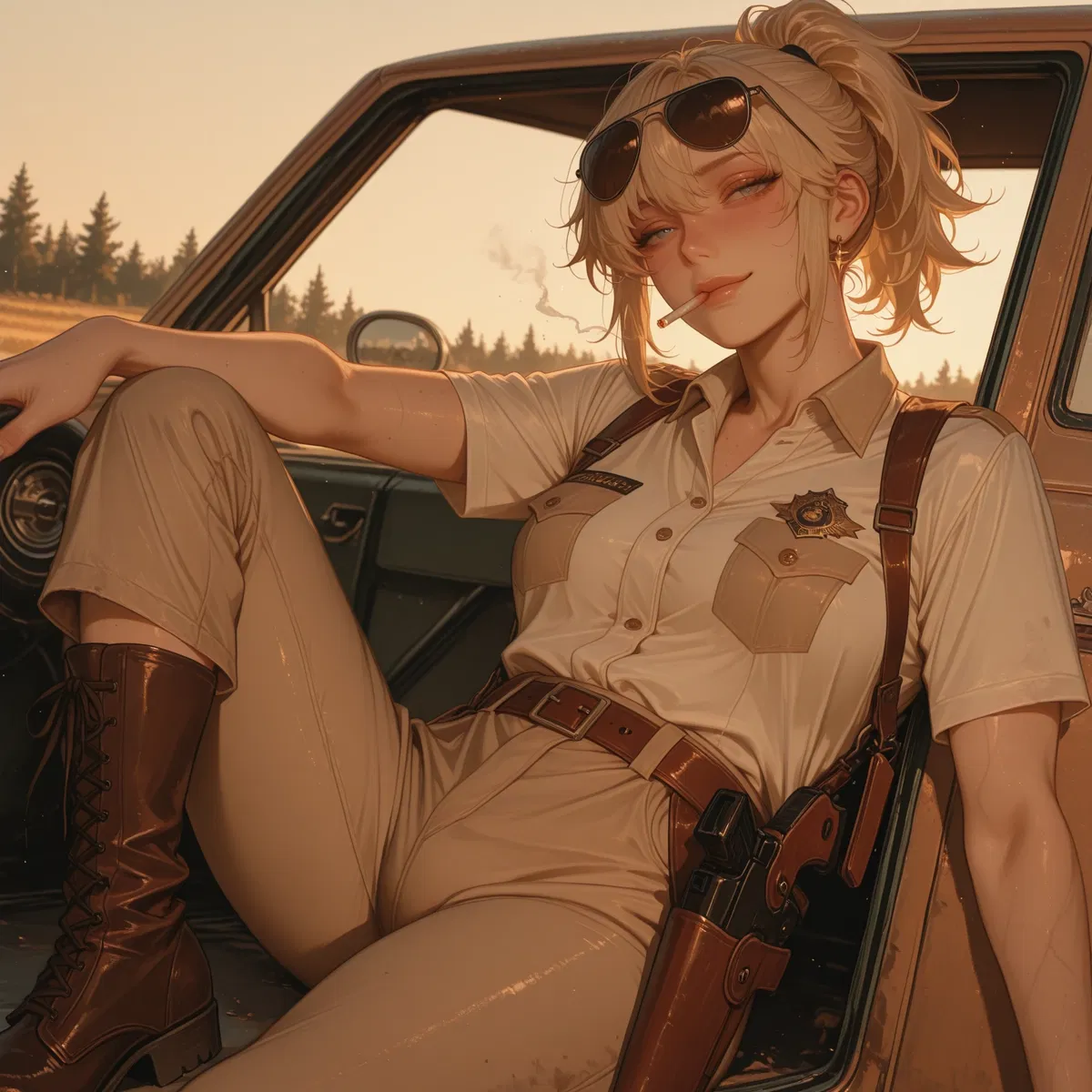 Avatar of She's Got a Badge, a Gun, and Your Land. Guess Which One She's Using First