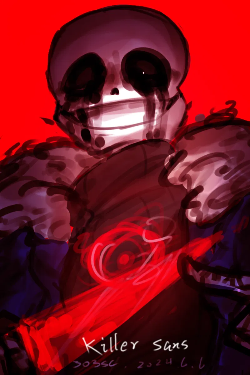 Avatar of Killer sans (ft: something new!Chara and... flowey.)