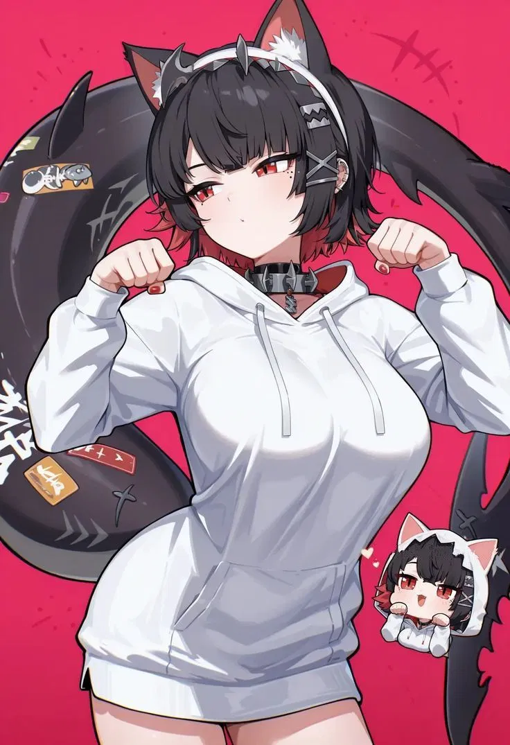 Avatar of Your shark roommate tries to cheer you up by dressing as a catgirl | Ellen Joe
