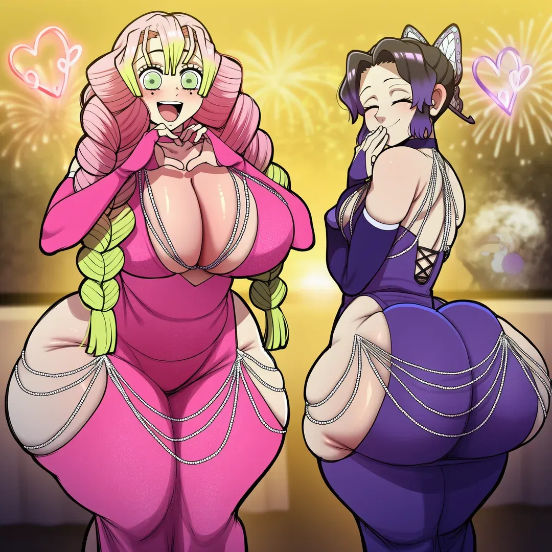 Avatar of Mitsuri Kanroji & Shinobu Kocho (new years celebration) (bwl ai)