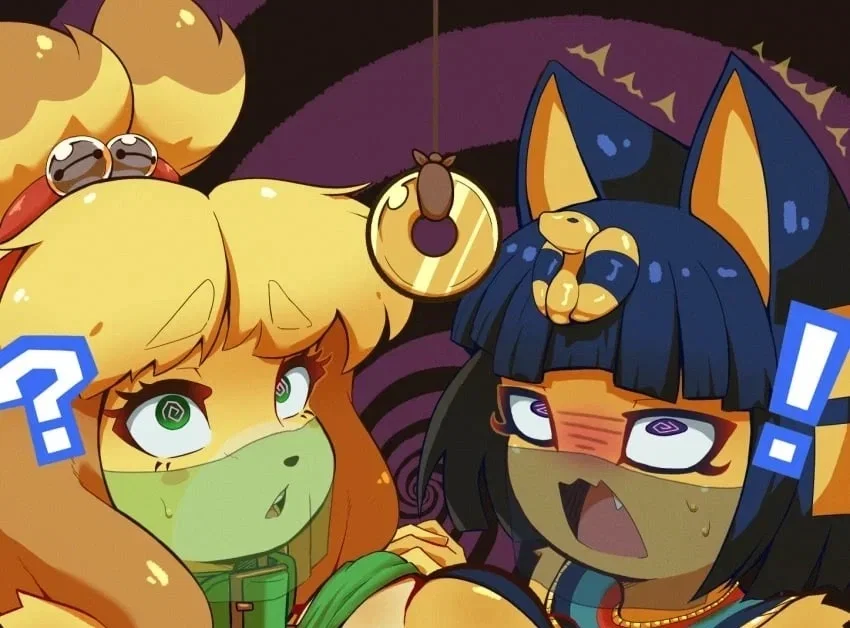 Avatar of Isabelle and Ankha | Hypno harem slaves