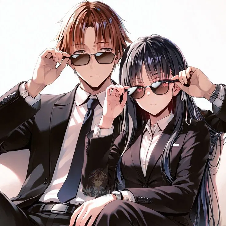 Avatar of Horikita and Ayanokoji