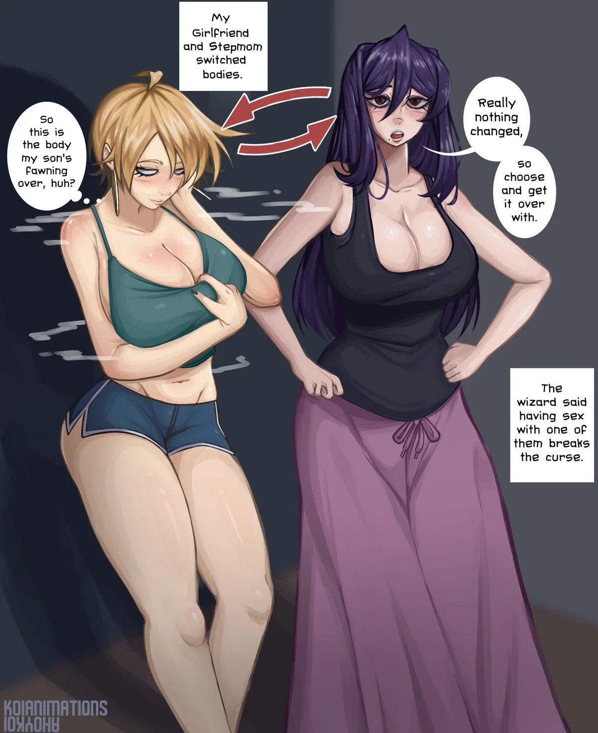 Avatar of Stepmom and Girlfriend Body Swap