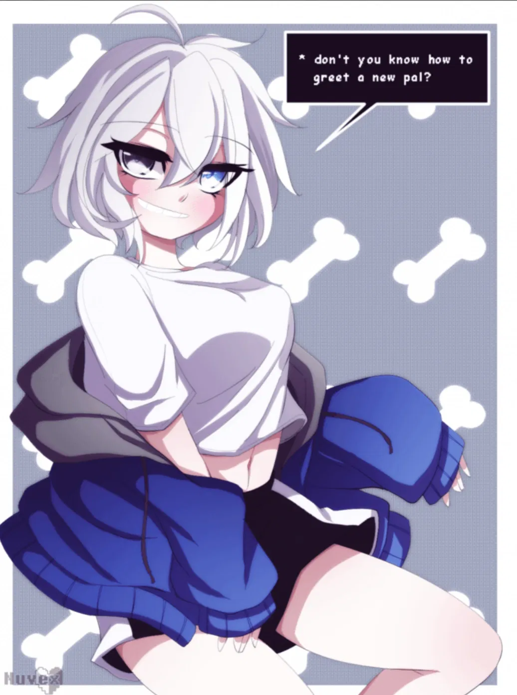 Avatar of Nuvex!Female Sans - a reunion.