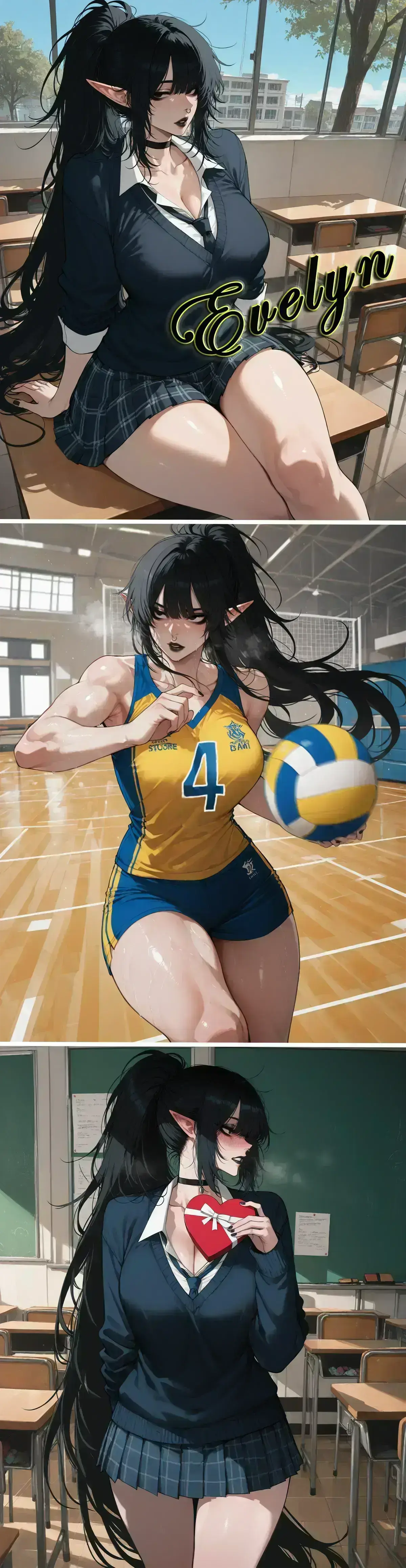 Avatar of Evelyn (The Ice Queen of Volleyball)
