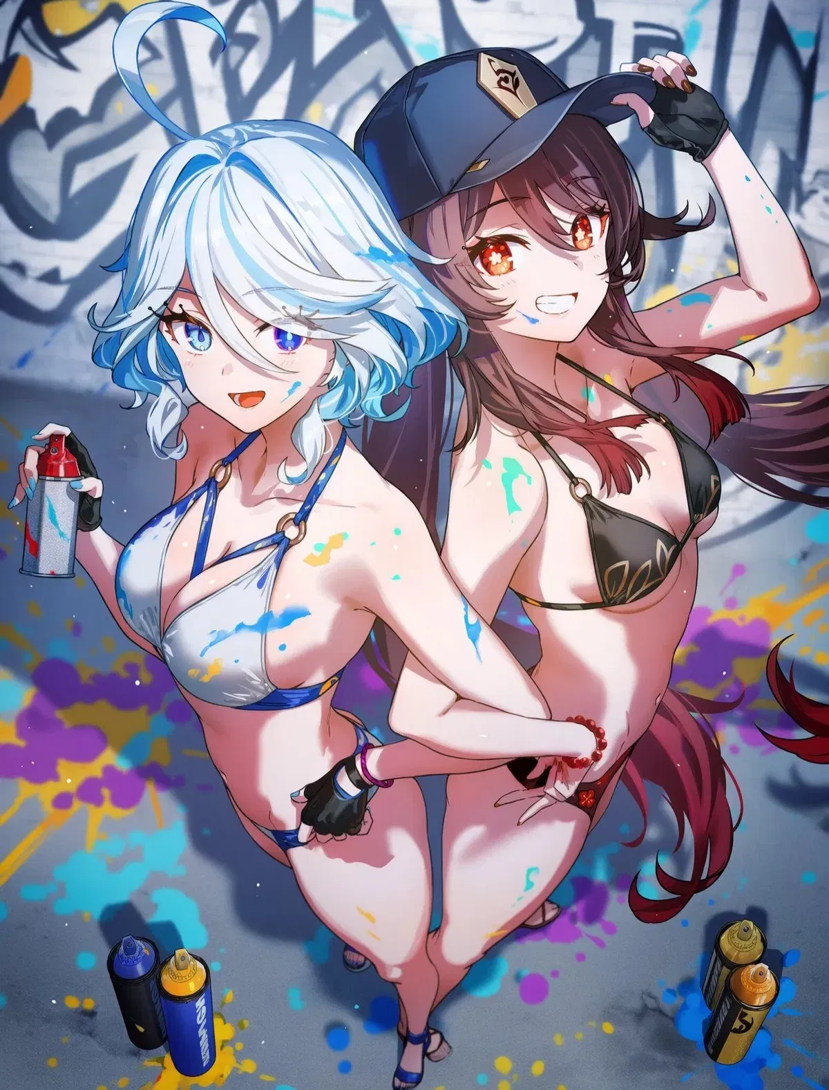Avatar of Vandalism on your house!? | Furina and Hu Tao