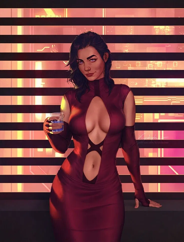 Avatar of Miranda Lawson, a date in the apartment