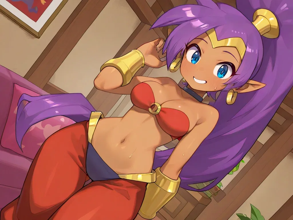Avatar of Shantae II That Time I Got Three Wishes From A Half-Genie Hero Trapped Inside A Lamp, But I Was Too Stupid To Wish For Something Useful Or Good, So Instead I Wasted Them On Wishes That Make No Sense And That No Normal Person Would Ever Wish For, Making Her Mad At Me; Thankfully, She Has To Obey Due To Old Genie Rules If She Wants To Be Free From The Curse Of The Lamp II