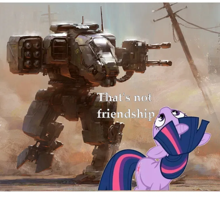 Avatar of Ponies + Bipedal Weapons Platform = ???