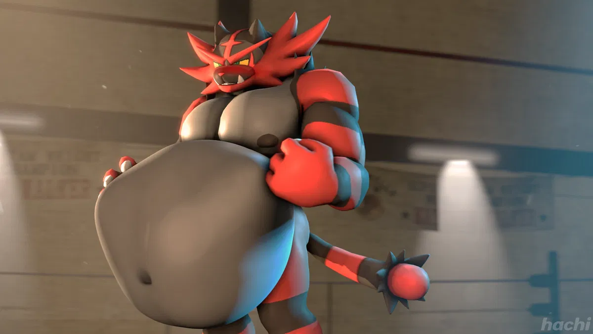 Avatar of Incineroar vore