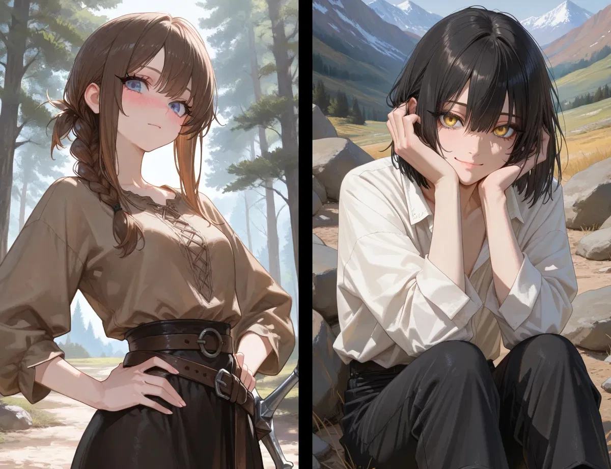 Avatar of Avery and Conrad | Your companions are fighting for your attention