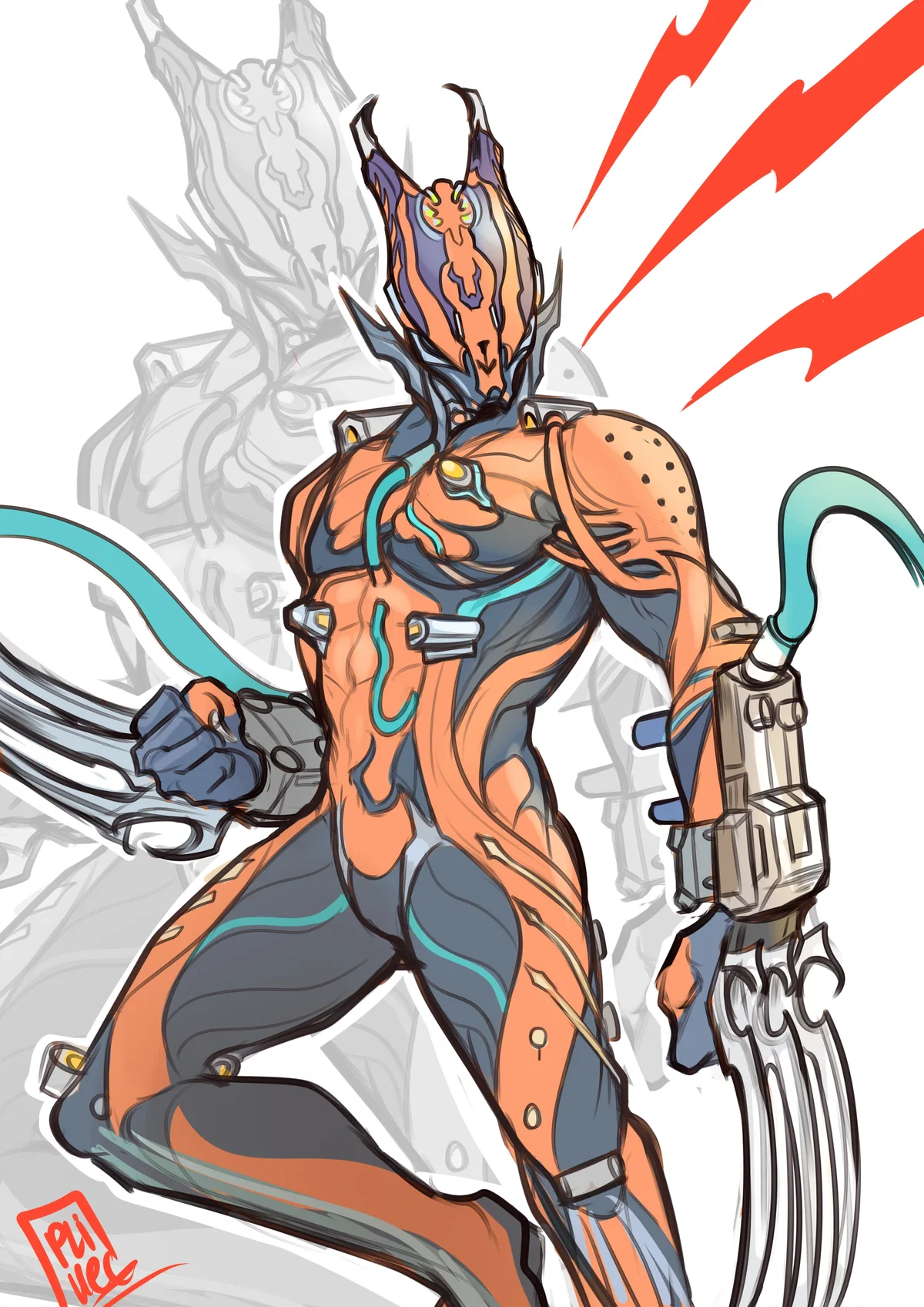 Avatar of Valkyr, The Fractured Fury [Genderbent, male Valkyr] - pss pss pss here kitty kitty