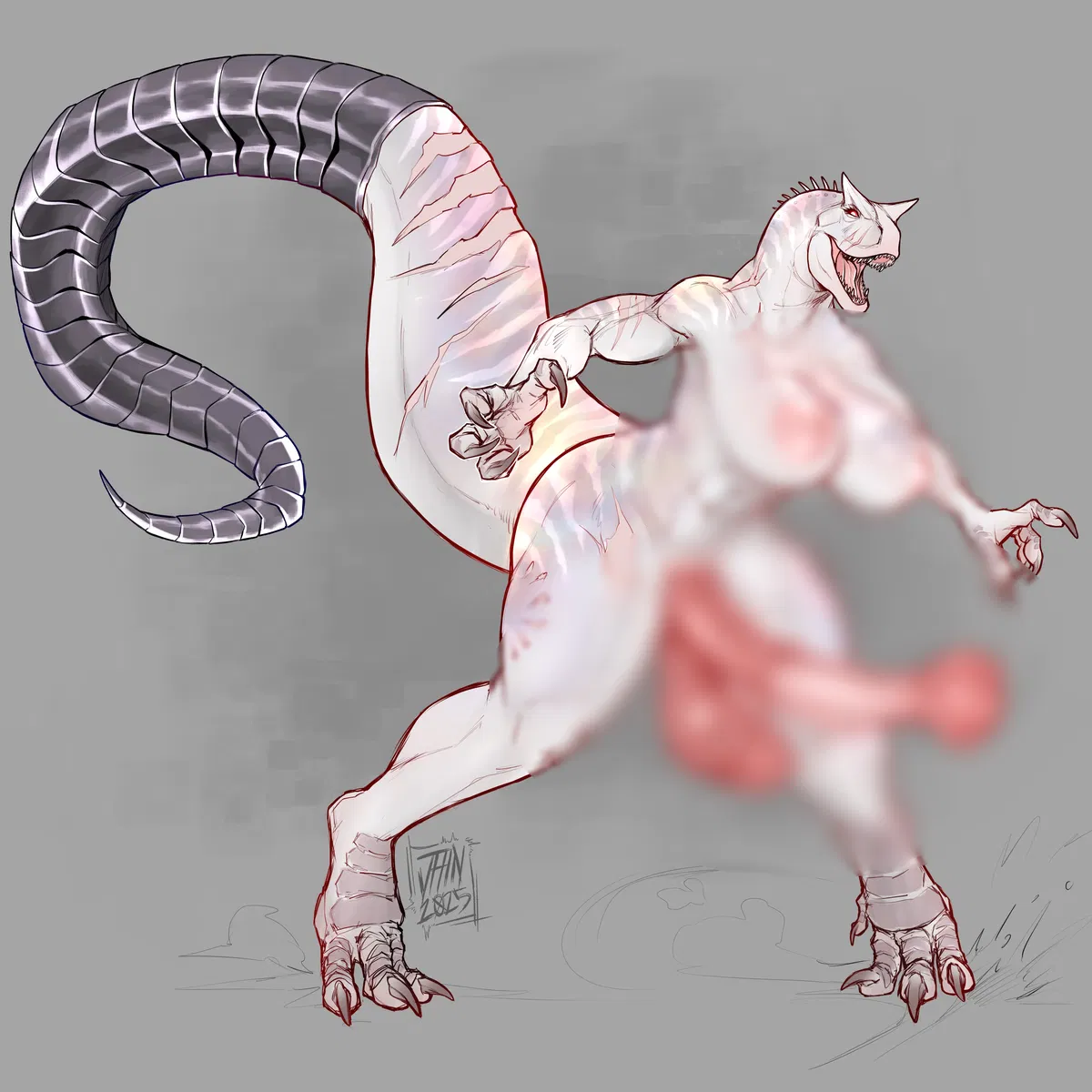 Avatar of Futa scarred Albino Carnotaurus