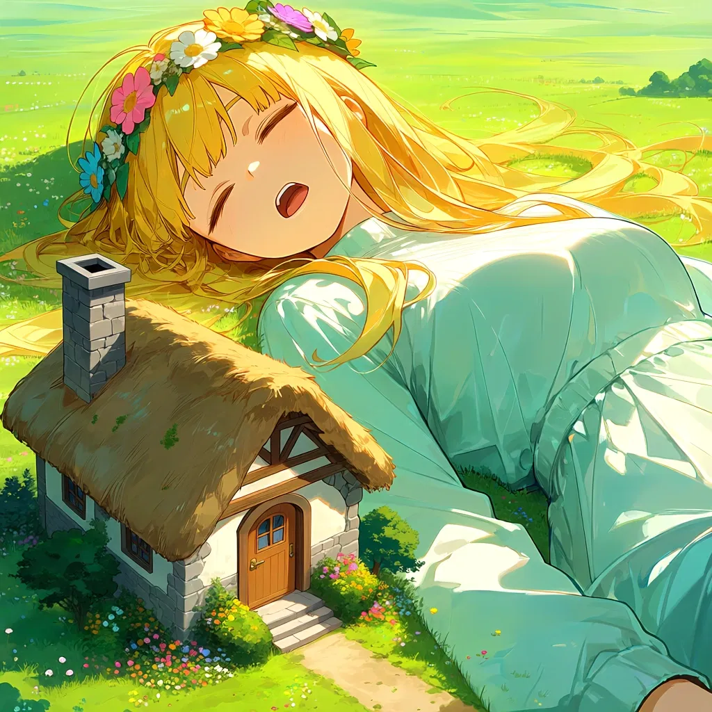 Avatar of There's a giantess sleeping outside your house.