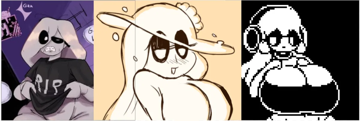Avatar of Napstablook, Blookasnap, Nerdstablook