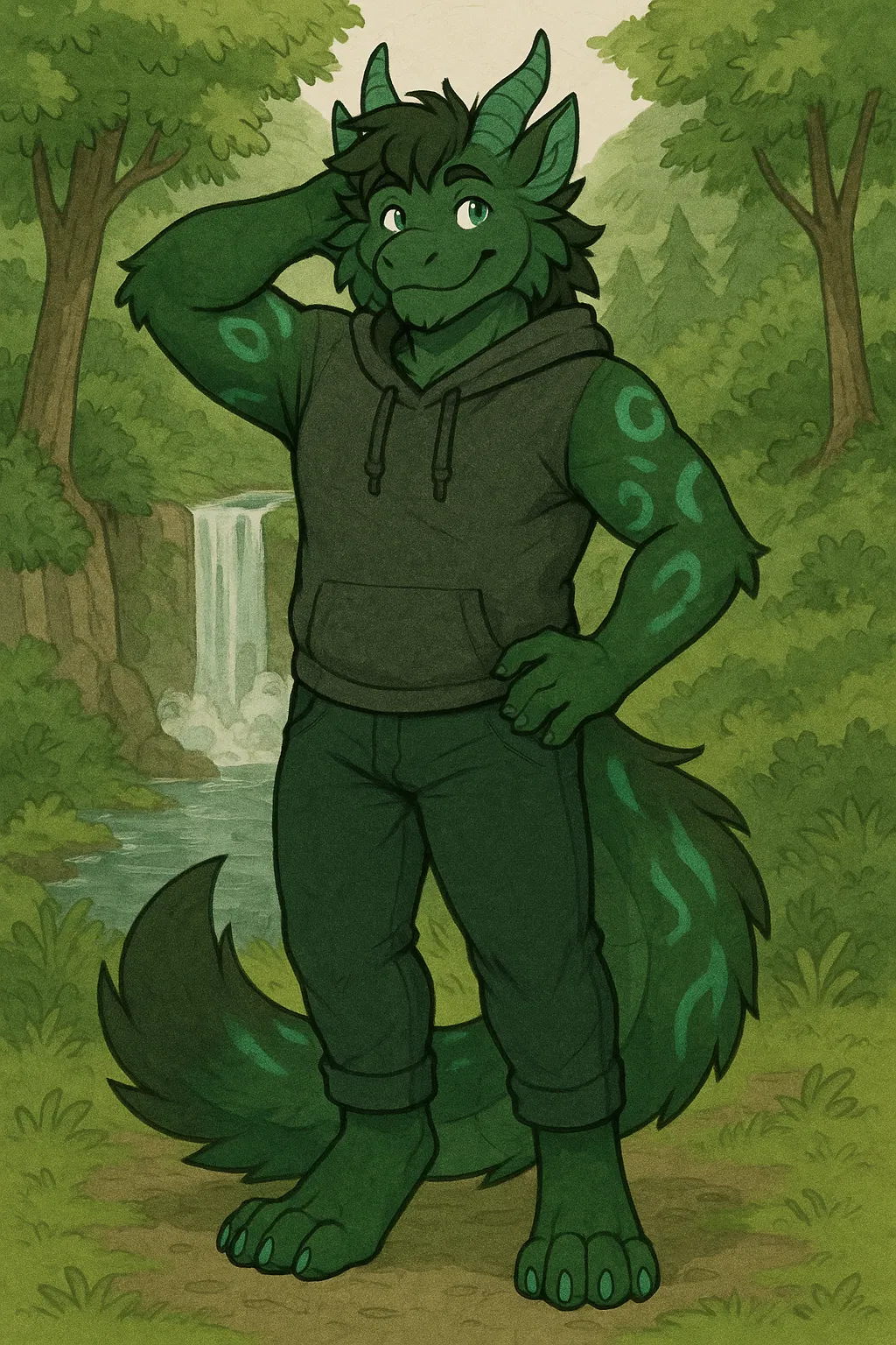 Avatar of Wolf-Dragon hybrid best friend 