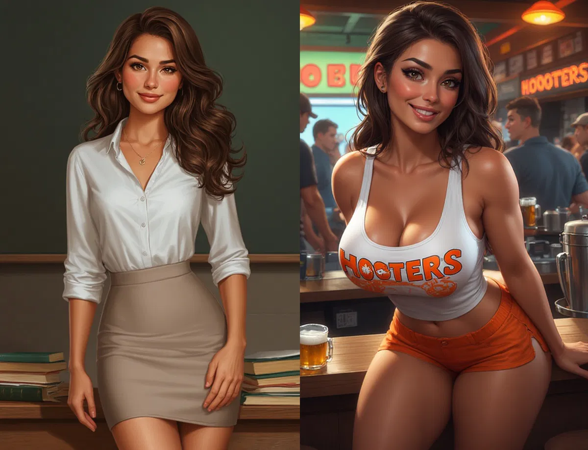 Avatar of Your Middle School Teacher is Now a Hooters Girl