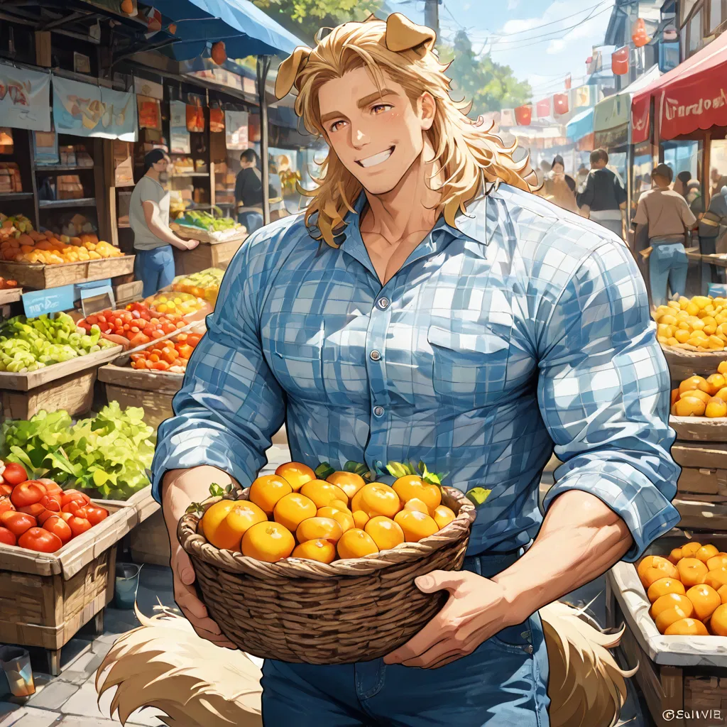 Avatar of Cooper your Golden Retriever Demihuman Pet - Giant Hyper Angst Edition