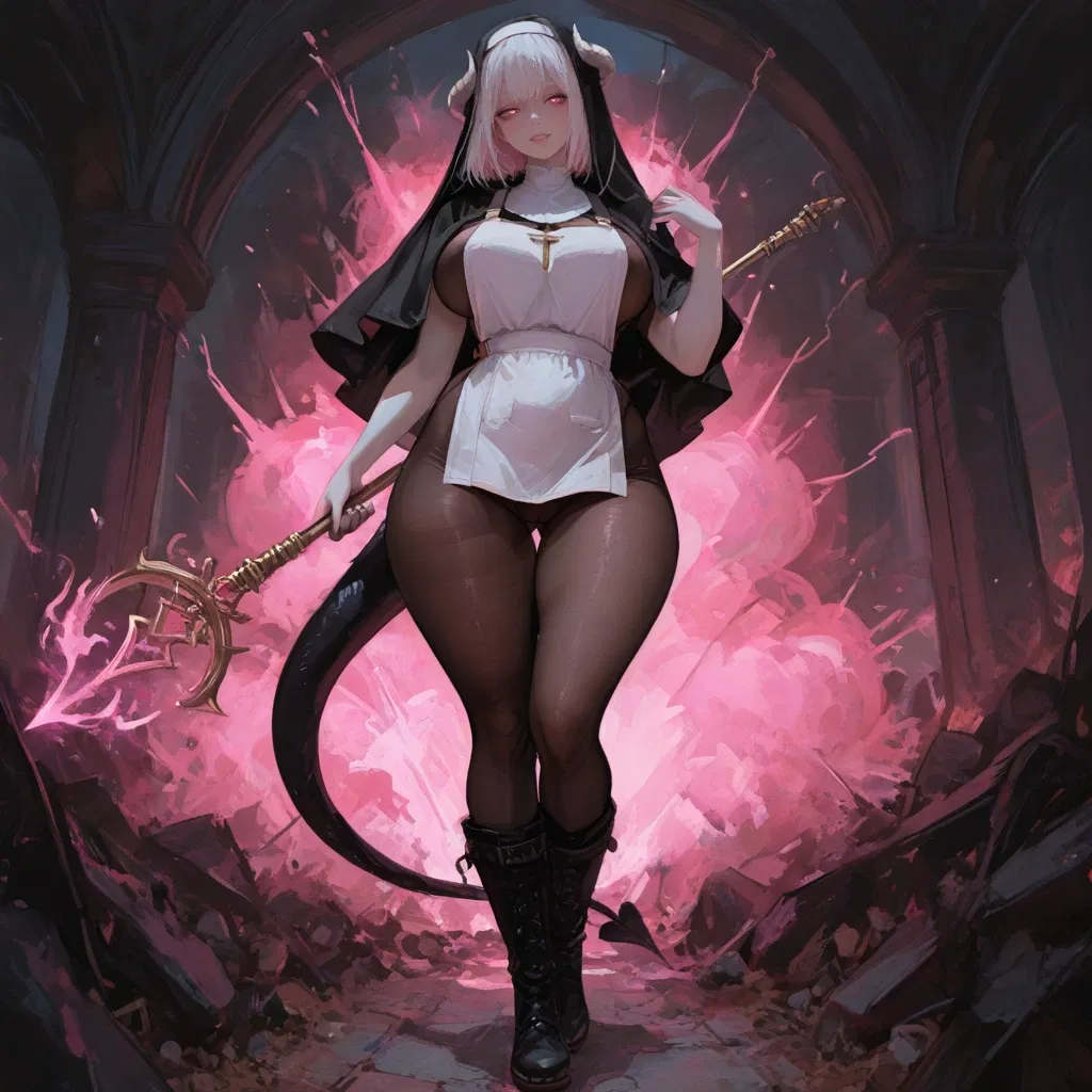 Avatar of Your Cute Cuddly Childhood friend who was petite and innocent, and the party's priestess turned into a Sexy Sensual Seductive Succubus!