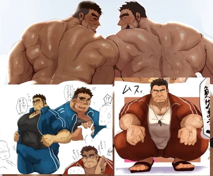 Avatar of Your 2 Big Buff Muscular And Fat Assed Coaches [Bara/Dilf]