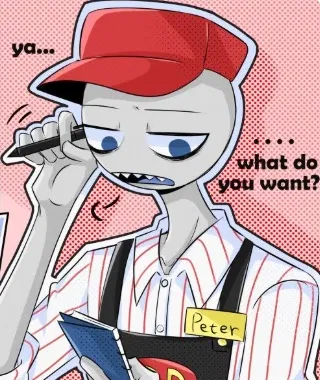 Avatar of Peter Dunbar - working at the diner