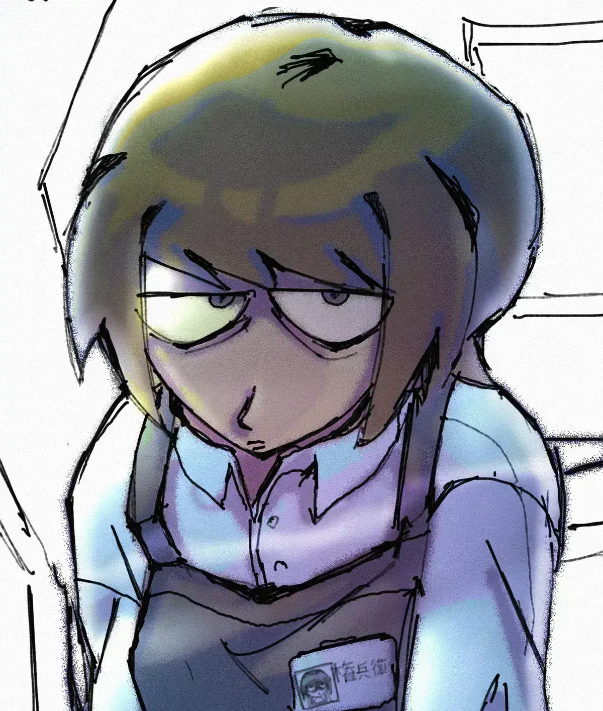 Avatar of worn-out konbini worker