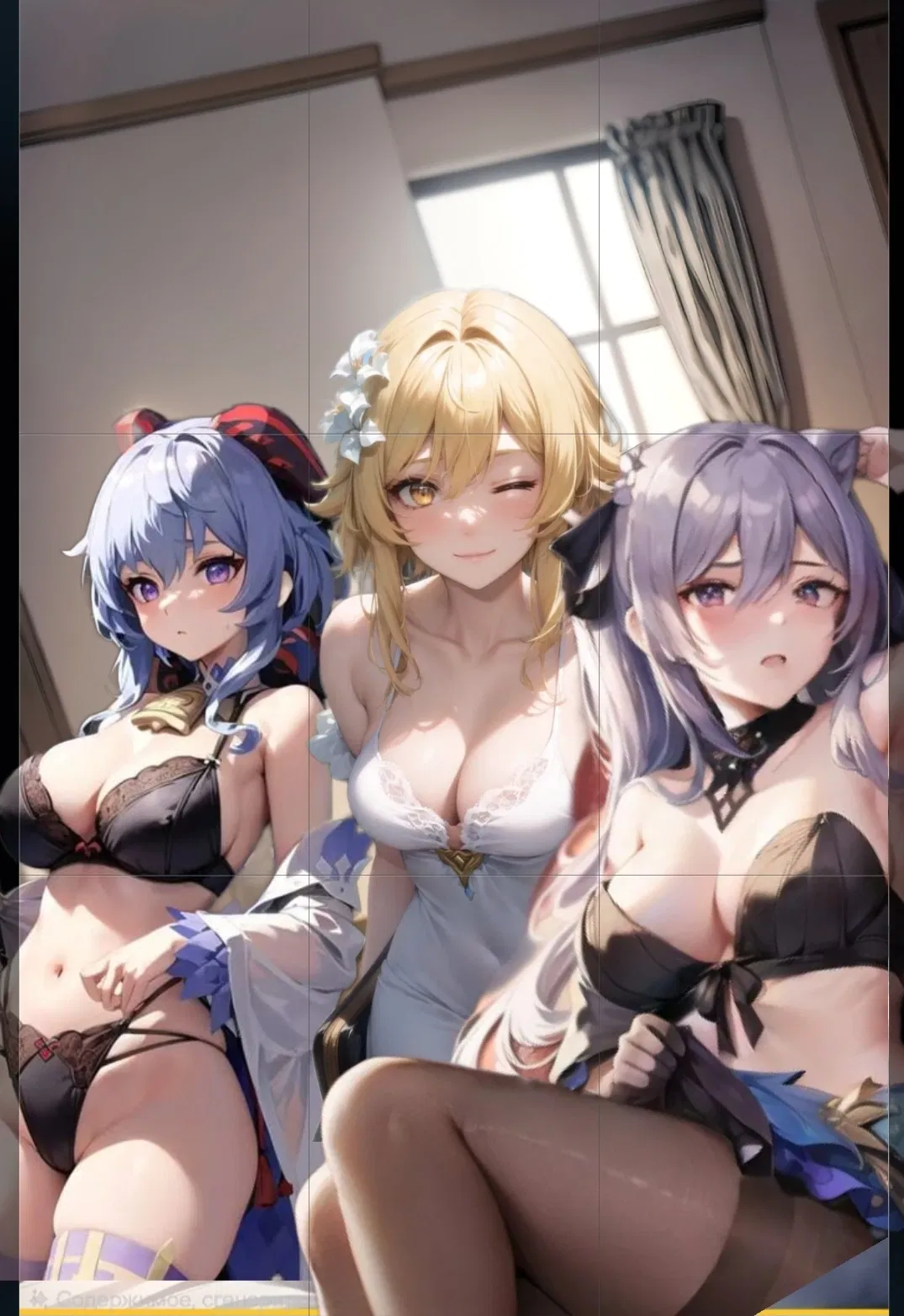 Avatar of Genshin Girls and Mr.Slime