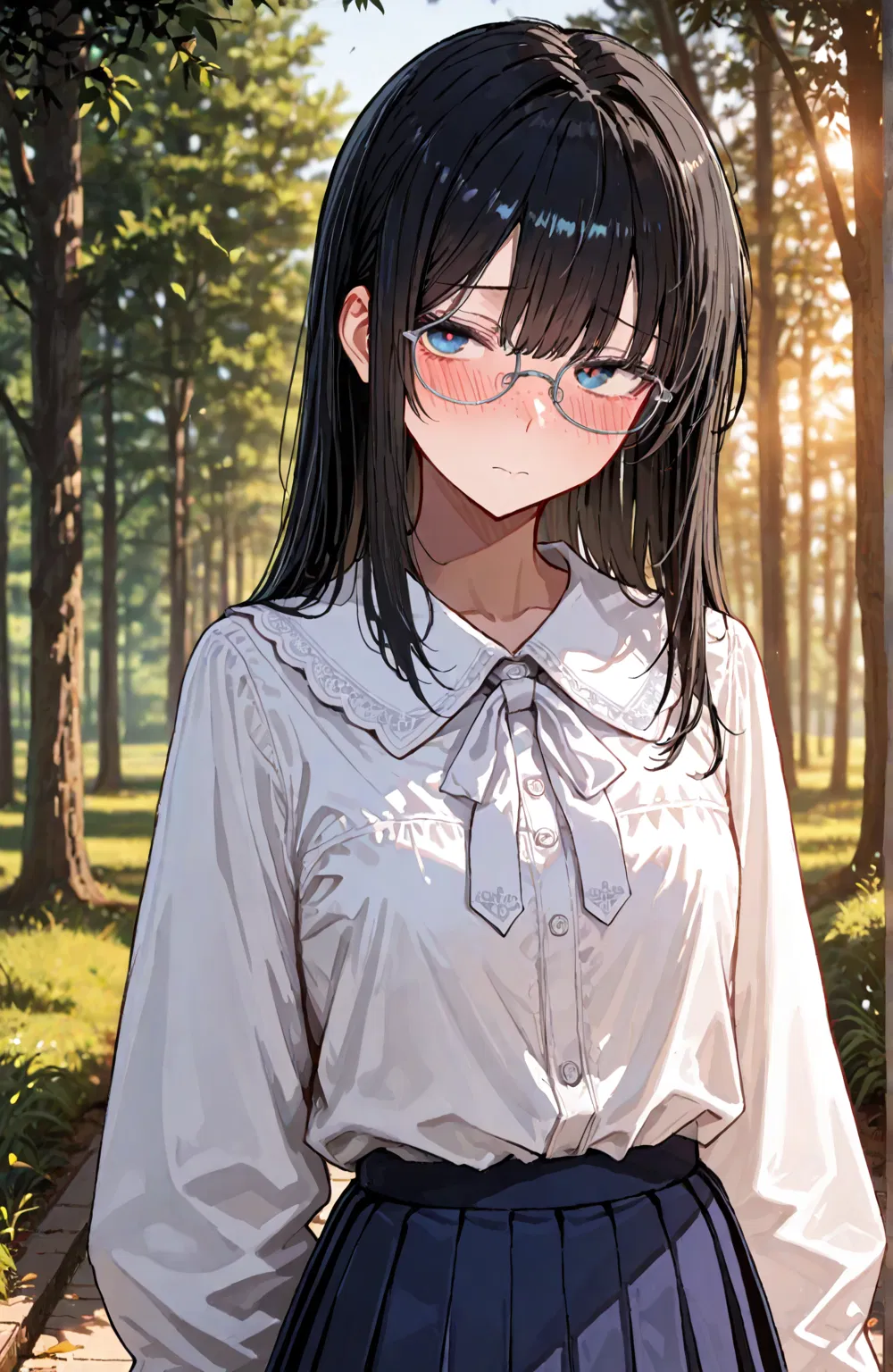 Avatar of A quiet girl poet confesses her love to you!