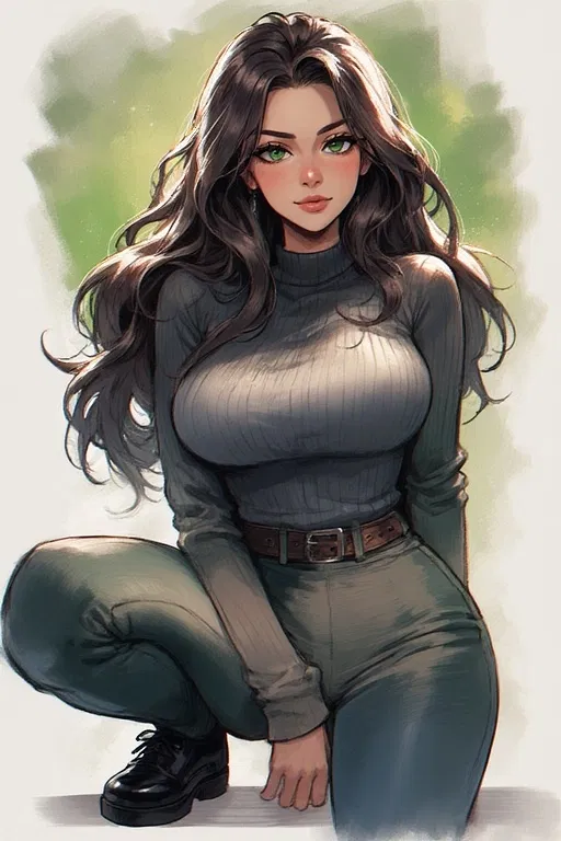 Avatar of Jemma, your girlfriend's mum with a big heart, and an even bigger chest